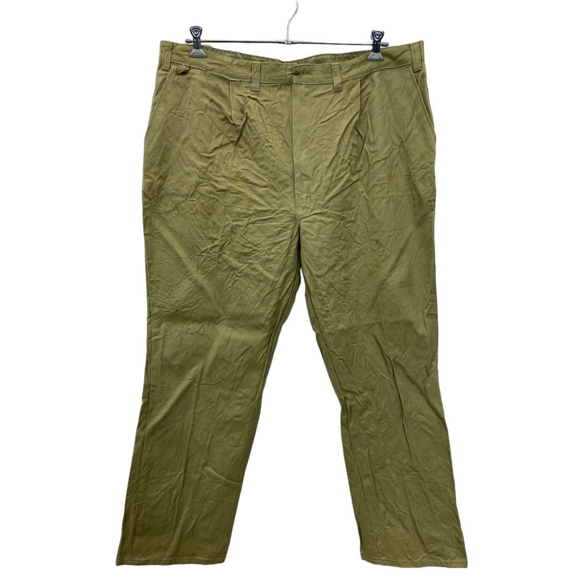 【中古】【古着】 Hard yakka ワークパンツ W42 ベージュ ビッグサイズ 古着卸 アメリカ仕入 2311-781