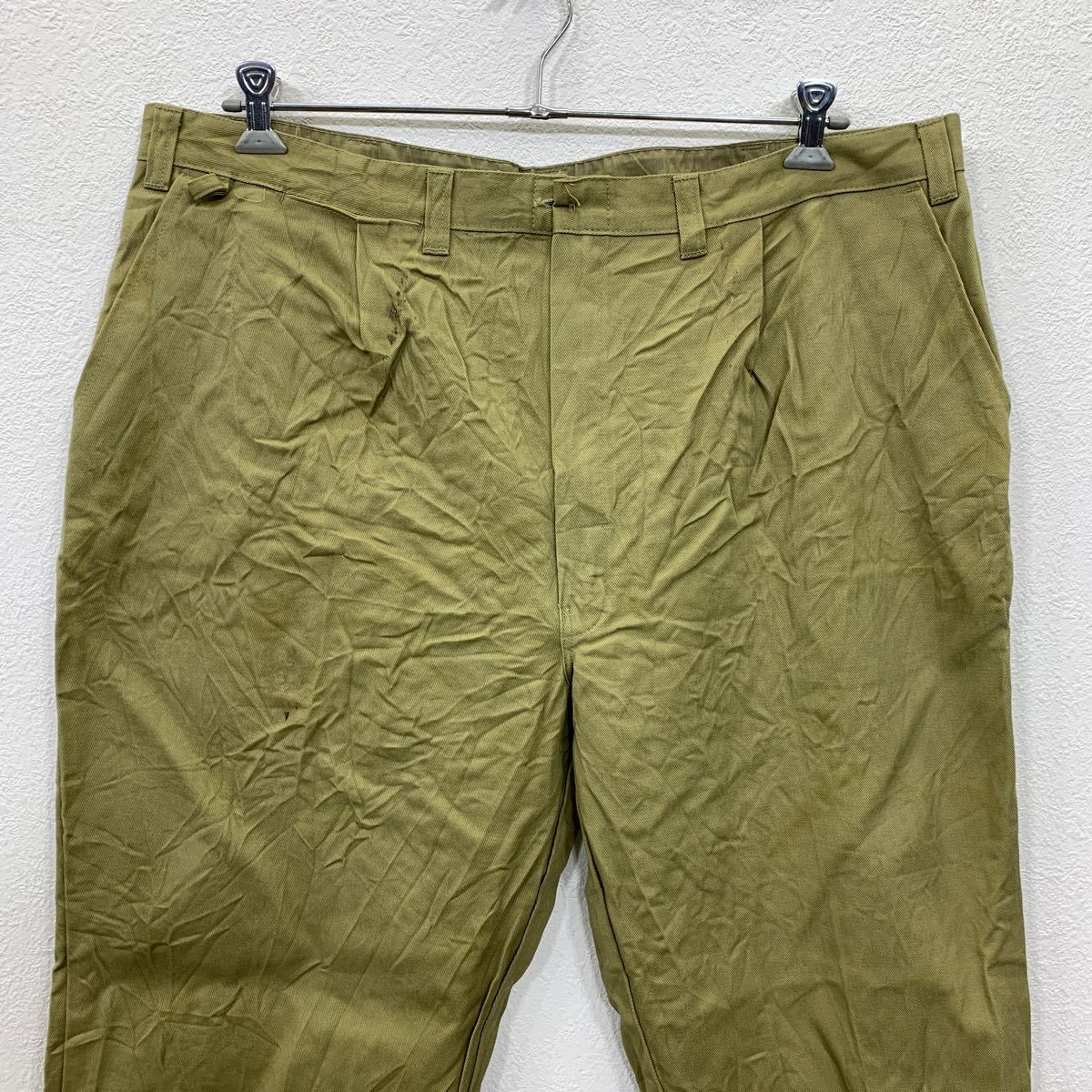 【中古】【古着】 Hard yakka ワークパンツ W42 ベージュ ビッグサイズ 古着卸 アメリカ仕入 2311-781