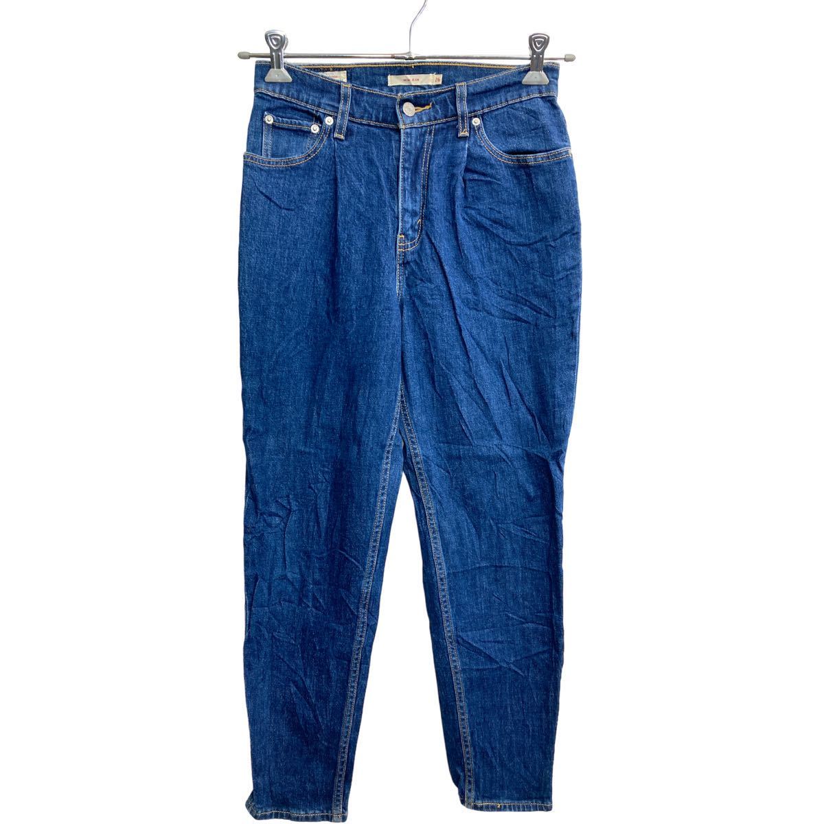 【中古】【古着】 Levi's デニムパンツ W26 リーバイス レディース ブルー 古着卸 アメリカ仕入 2311-825