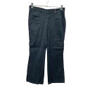 【中古】【古着】 Dickies ワーク・ペインターパンツ W34 ディッキーズ ブラック リラックス レディース 古着卸 アメリカ仕入 2311-886