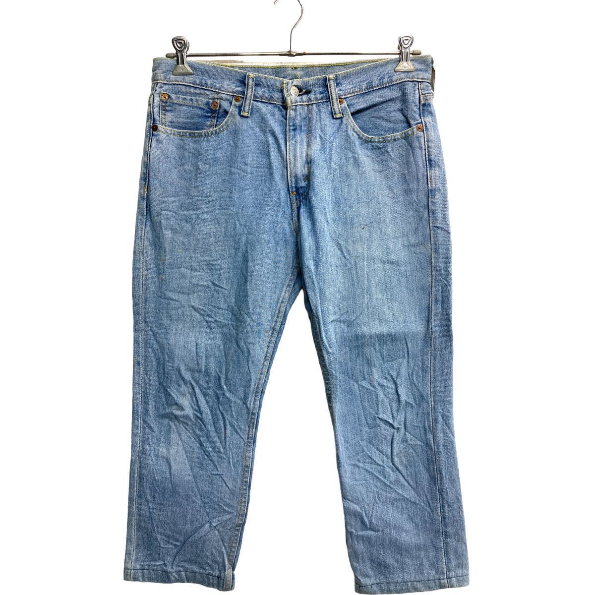 【中古】【古着】 Levi's 511 デニムパンツ W32 リーバイス スリムフィット ライトブルー コットン メキシコ製 古着卸 アメリカ仕入 2311-947