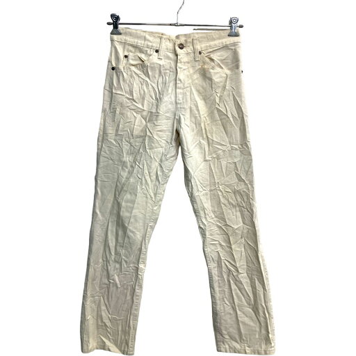 【中古】【古着】 Levi's デニムパンツ W30 リーバイス TALONジップ クリーム USA製 古着卸 アメリカ仕入 2311-1102 【中古】【古着】 Levi's デニムパンツ W30 リーバイス TALONジップ クリーム USA製 古着卸 アメリカ仕入 2311-1102