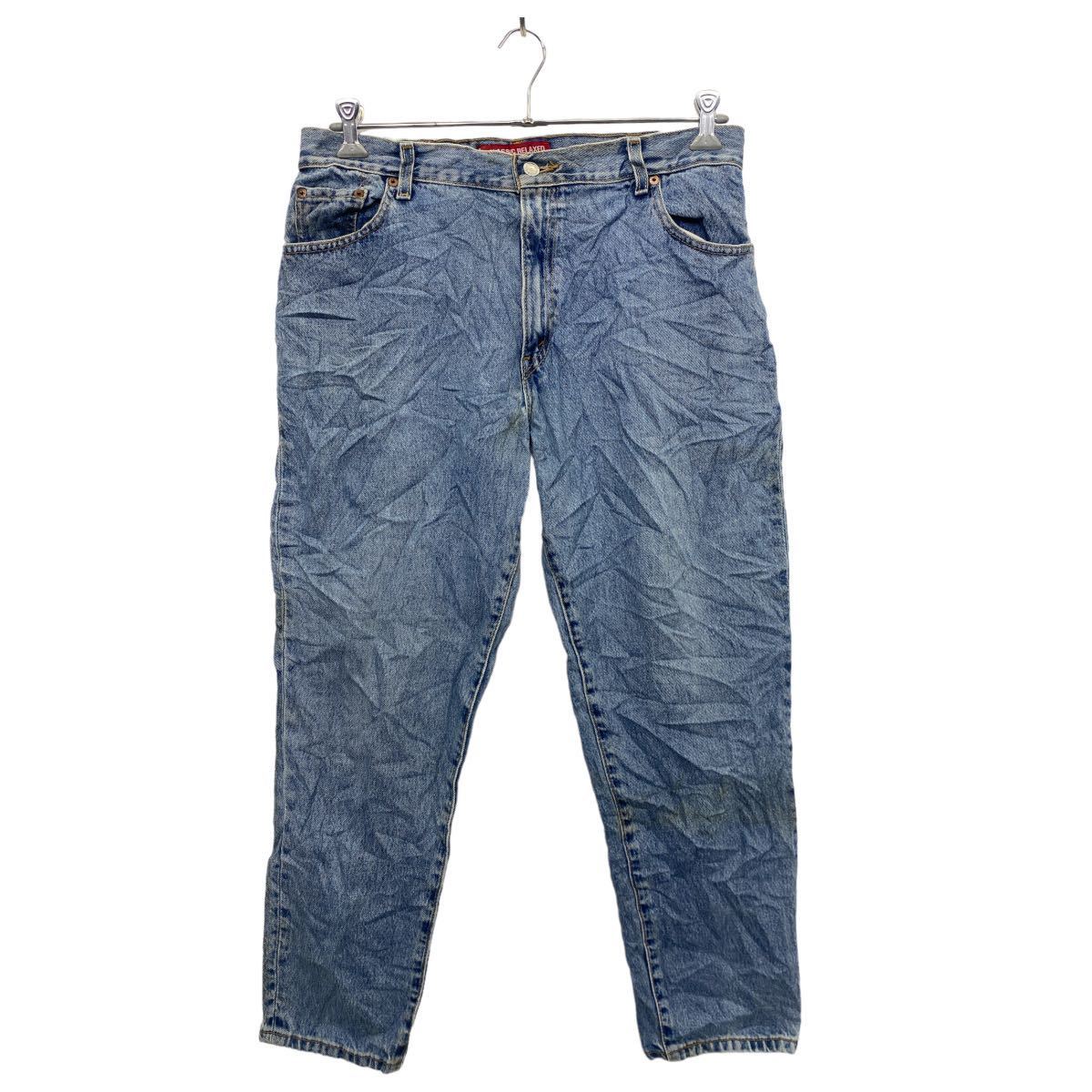 【中古】【古着】 Levi's550 デニムパンツ W35 リーバイス クラシックリラックス メキシコ製 コットン ブルー 古着卸 アメリカ仕入 2311-1120