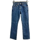 【中古】【古着】 Levi's 505 デニムパンツ W27 リーバイス ジュニアサイズ レギュラーフィット ブルー コットン メキシコ製 古着卸 アメリカ仕入 2311-980(4)