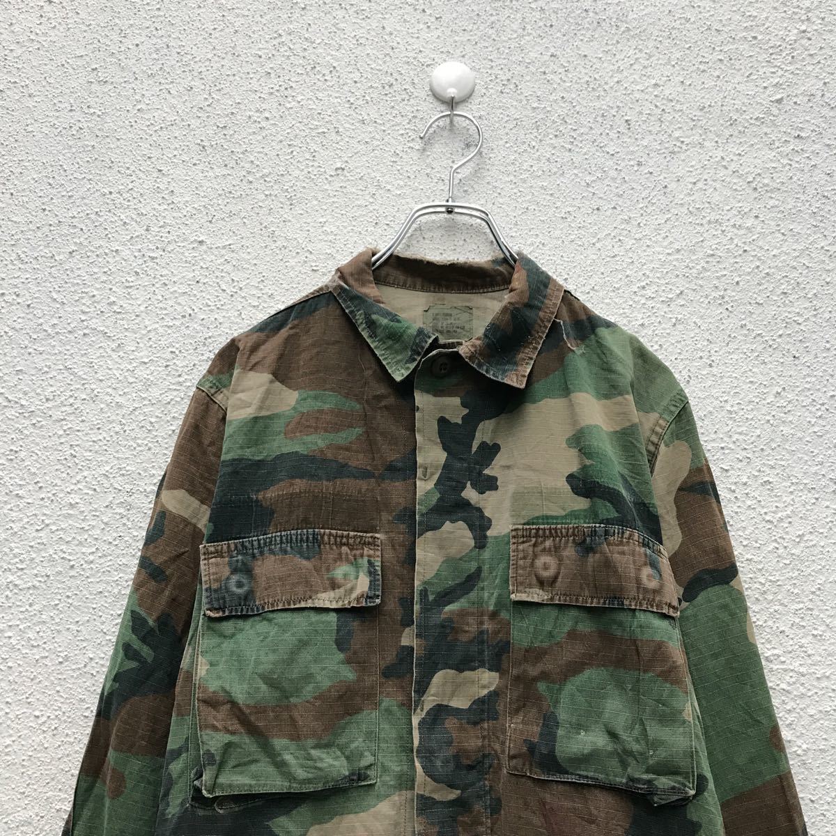【中古】【古着】 ミリタリー ジャケット XS 迷彩 アメリカ軍 ウッドランドカモ 古着卸 アメリカ仕入 a511-5429
