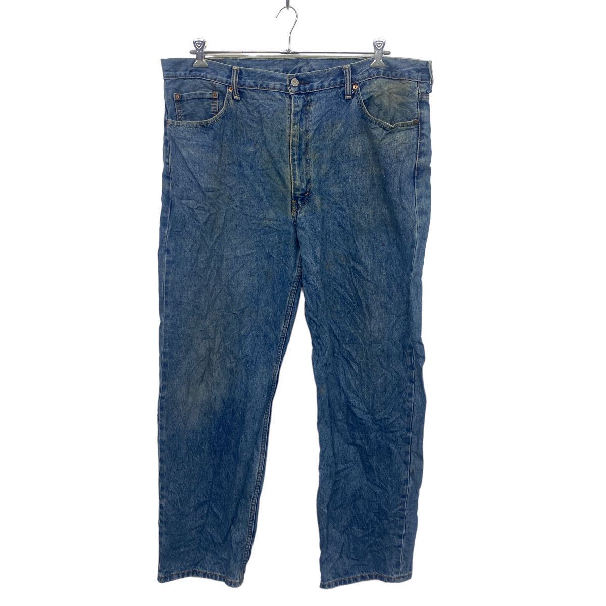 【中古】【古着】 Levi's550 デニムパンツ W42 リーバイス コットン ビックサイズ ブルー 古着卸 アメリカ仕入 2311-1146