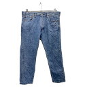 【中古】【古着】 Levi's 505 デニムパンツ W36 リーバイス コットン ビックサイズ メキシコ製 ブルー 古着卸 アメリカ仕入 2311-1177