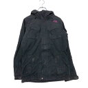 【中古】【古着】 THE NORTH FACE ナイロン ジャケット レディース S ブラック パープル ノースフェイス フーディ 古着卸 アメリカ仕入 a511-5944