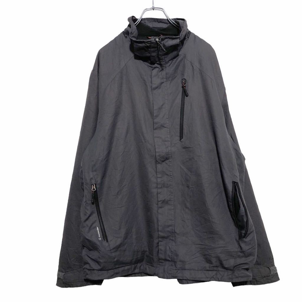 【中古】【古着】 CG by Champion マウンテン ジャケット L チャコールグレー シージーバイチャンピオン ジップアップ 古着卸 アメリカ仕入 a512-5096