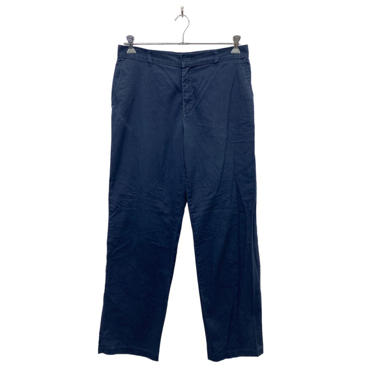 【中古】【古着】 Dickies ワークパンツ W35 ディッキーズ レディース ネイビー 古着卸 アメリカ仕入 2312-296