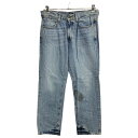 【中古】【古着】 TOMMY HILFIGER デニムパンツ W33 トミーヒルフィガー ブルー 古着卸 アメリカ仕入 2312-790(4)