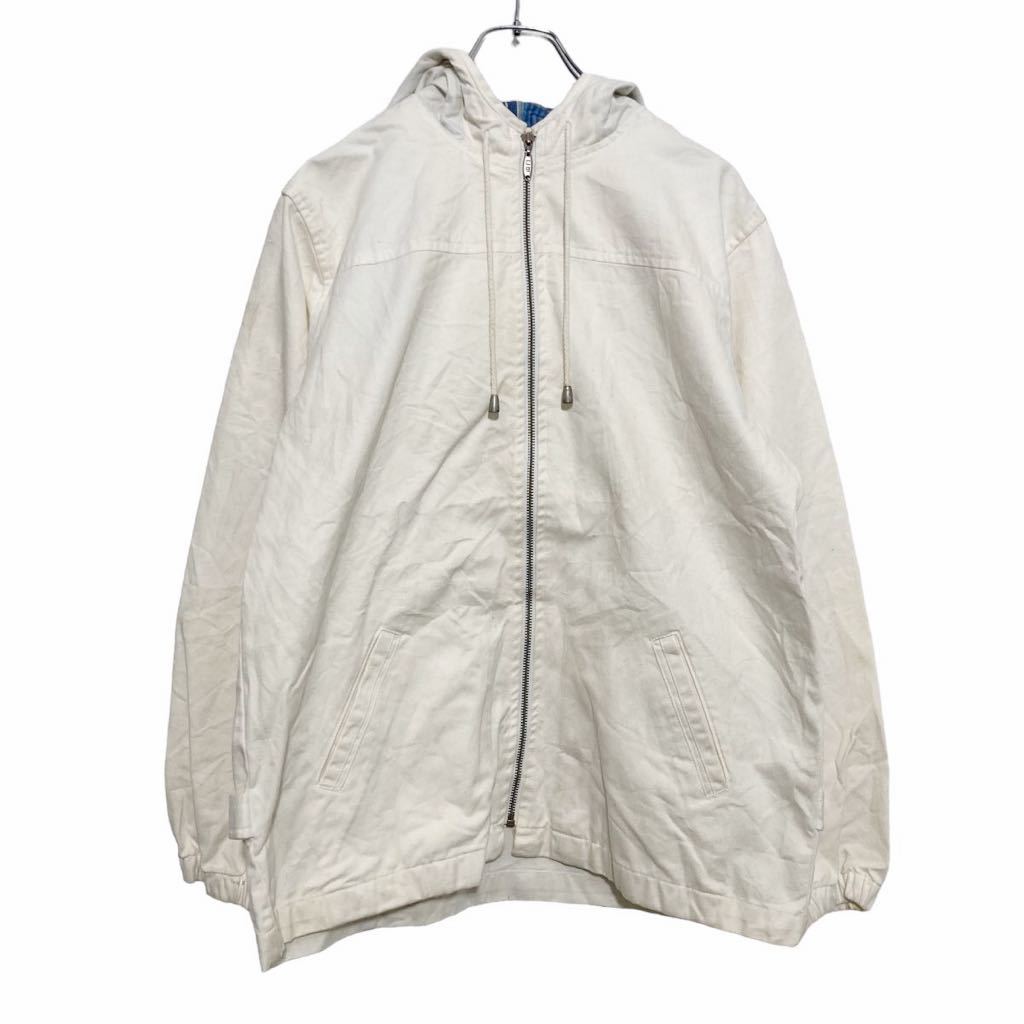 【中古】【古着】 Chrittopher & Banks コットン ジャケット M ホワイト クリストファーアンドバンクス マウンテン パーカー 古着卸 アメリカ仕入 a512-5757