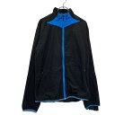 【中古】【古着】 PUMA ジップアップ ナイロン ジャケット L ブラック ライトブルー プーマ 裏地 メッシュ 古着卸 アメリカ仕入 a512-5812