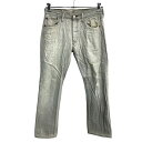 【中古】【古着】 Levi's 501 デニムパンツ W30 リーバイス ボタンフライ グレー メキシコ製 古着卸 アメリカ仕入 2312-1012