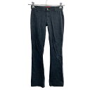 【中古】【古着】 Dickies ワークパンツ W27 ディッキーズ レディース ブラック 古着卸 アメリカ仕入 2312-1045