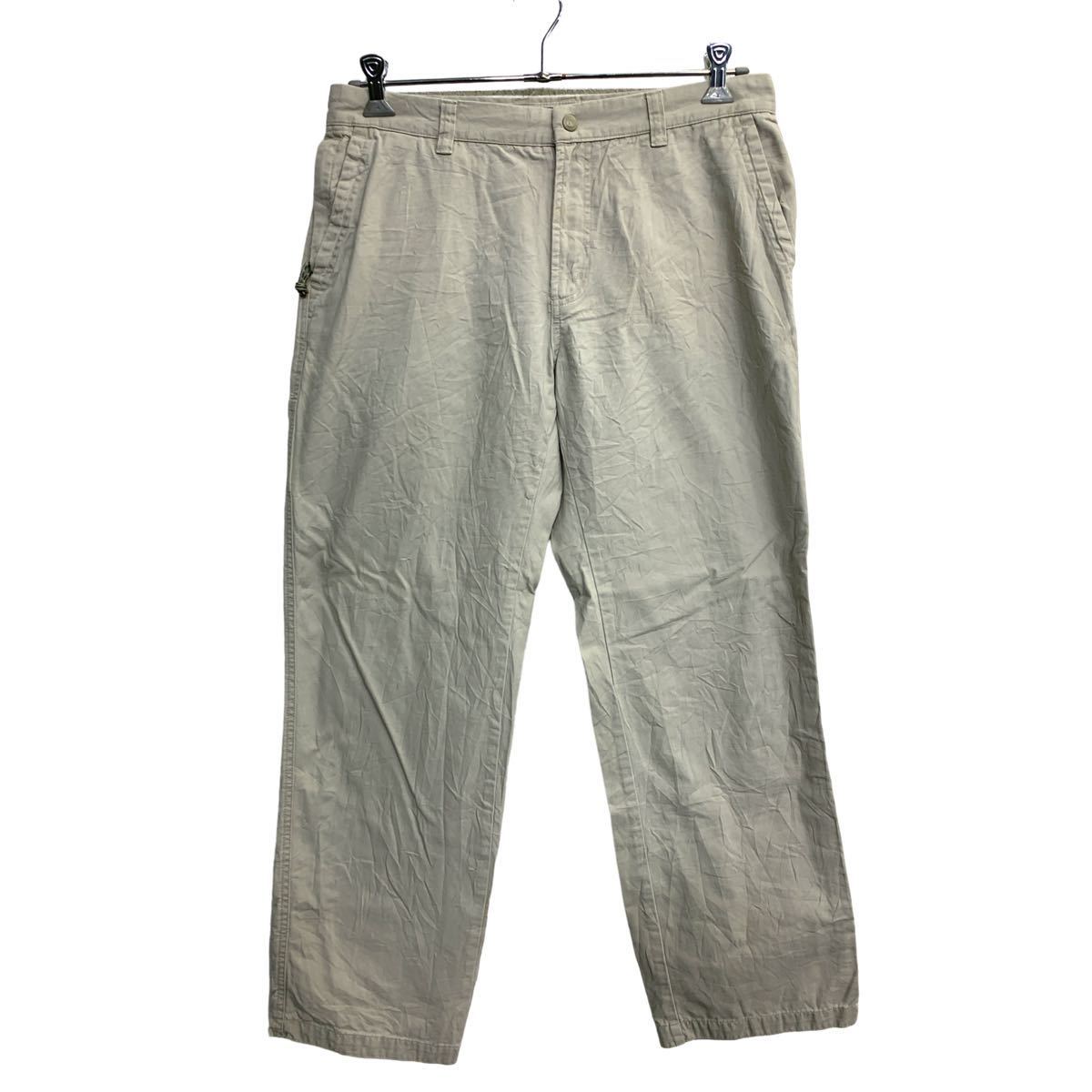 【中古】【古着】 Columbia ロングパンツ W35 コロンビア レディース ライトベージュ 古着卸 アメリカ仕入 2401-37