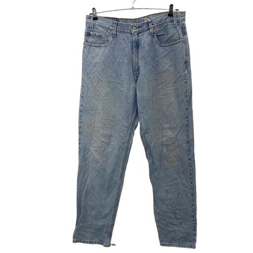 【中古】【古着】 Levi's 550 デニムパンツ W36 リーバイス ビッグサイズ コットン 水色 古着卸 アメリカ仕入 2401-66 【中古】【古着】 Levi's 550 デニムパンツ W36 リーバイス ビッグサイズ コットン 水色 古着卸 アメリカ仕入 2401-66