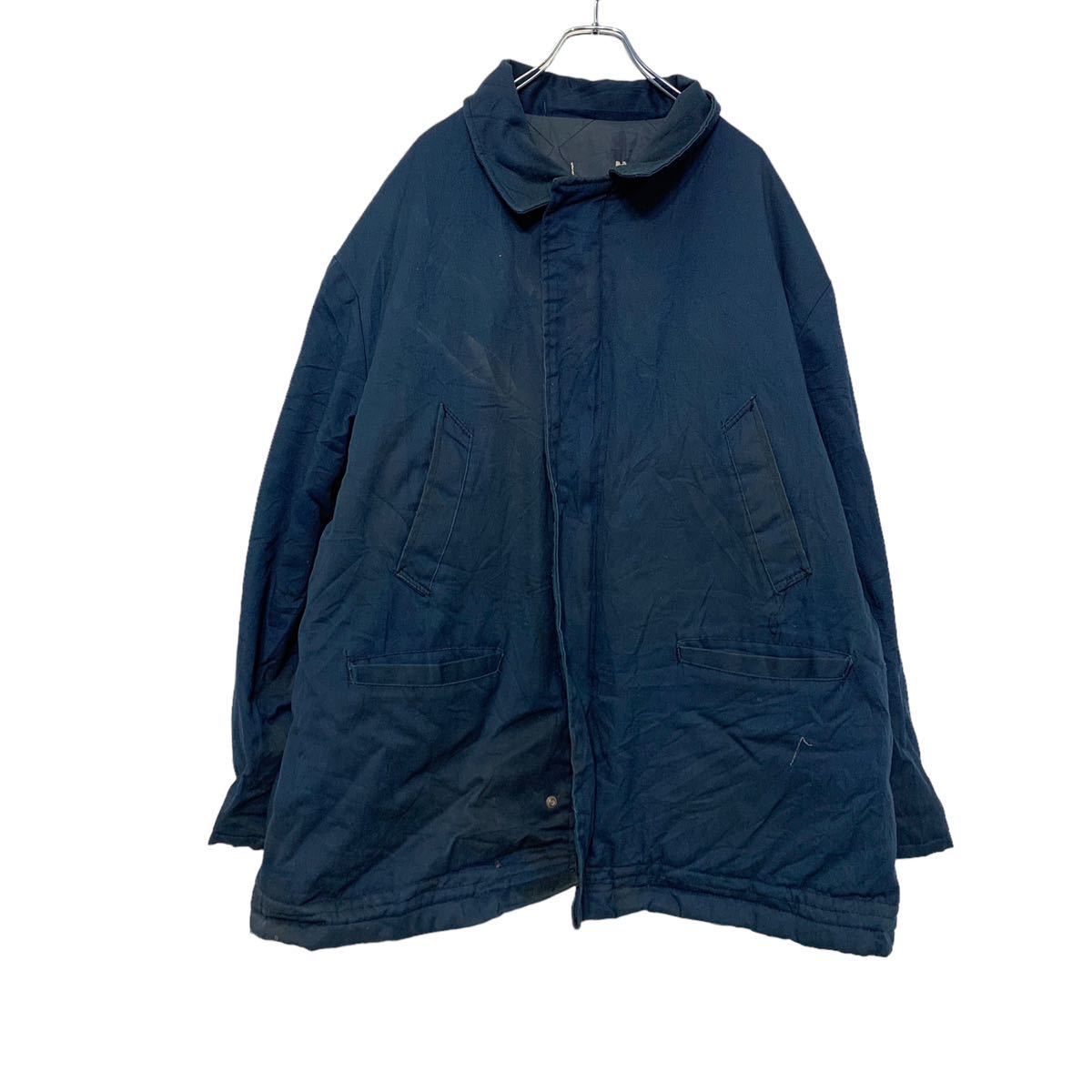【中古】【古着】 中綿 ワークコート 2XL ネイビー ビッグサイズ 古着卸 アメリカ仕入 a601-5026