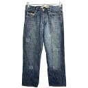 【中古】【古着】 DIESEL デニムパンツ W33 ディーゼ