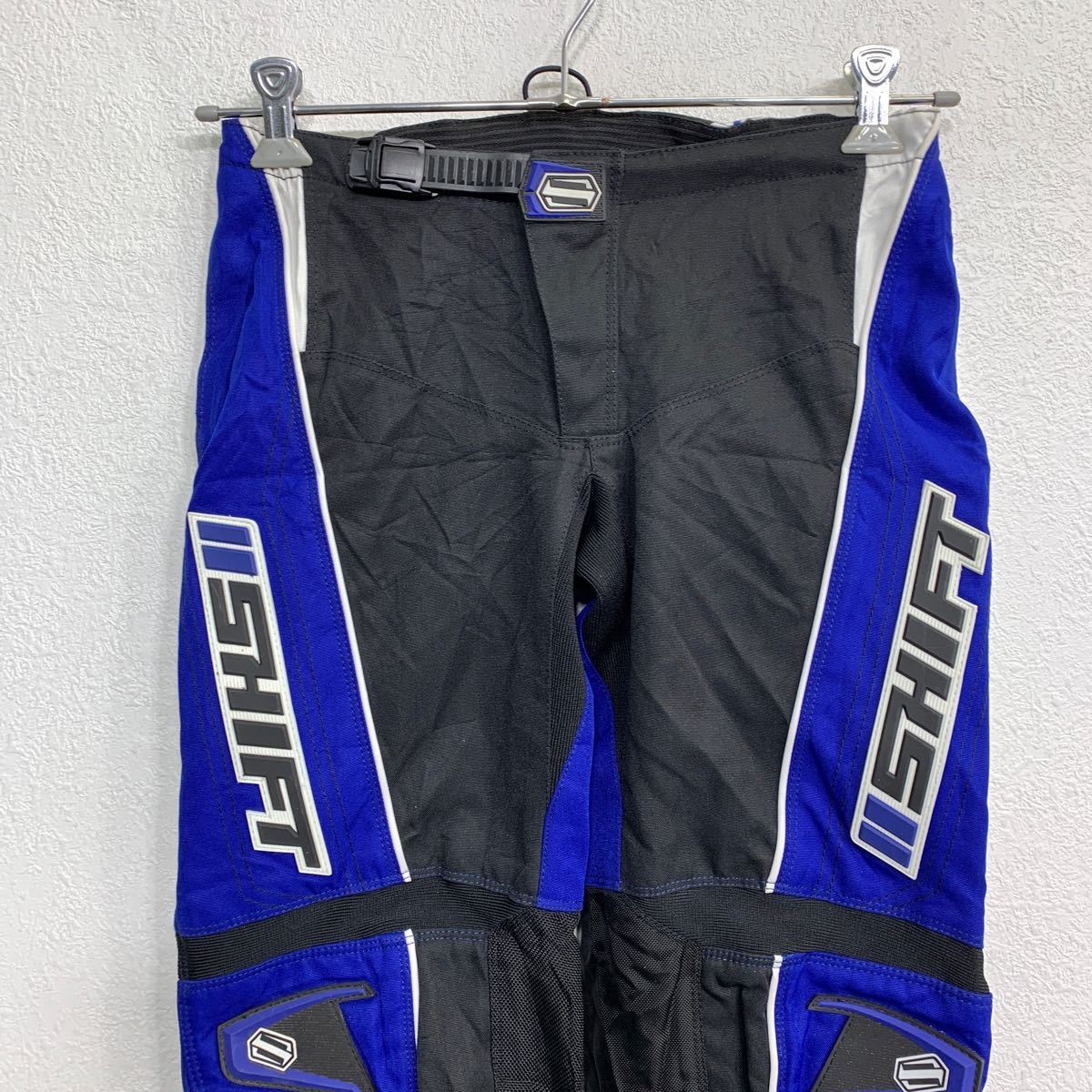 【中古】【古着】 IISHIFT モトクロスパンツ W28 レーシングパンツ ジュニアサイズ ブラック ブルー 古着卸 アメリカ仕入 2401-279