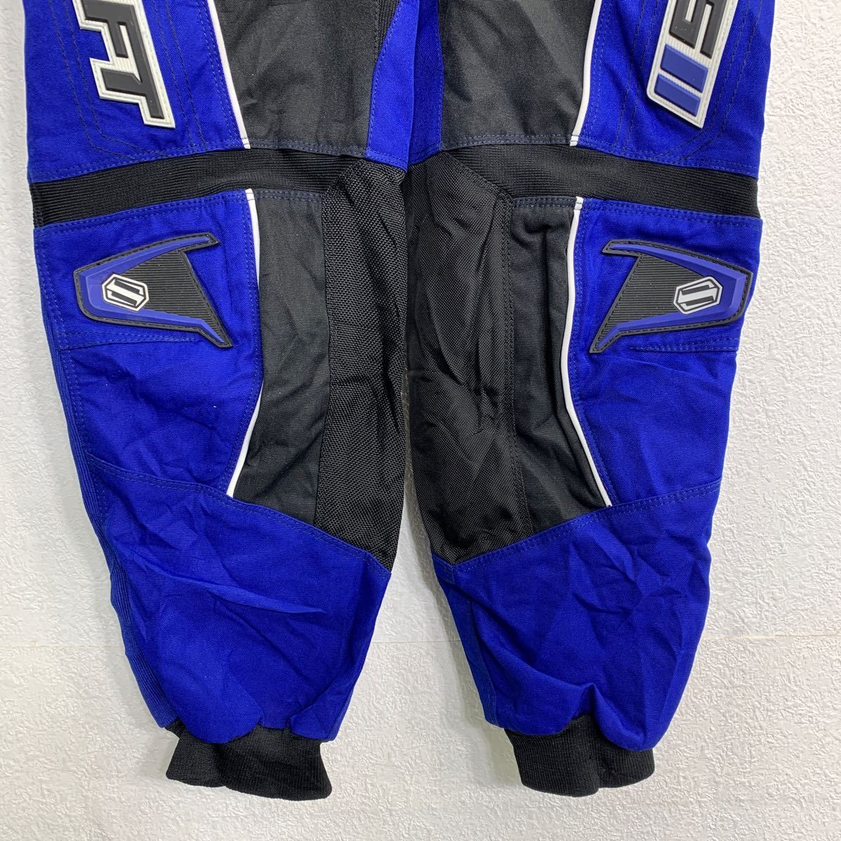 【中古】【古着】 IISHIFT モトクロスパンツ W28 レーシングパンツ ジュニアサイズ ブラック ブルー 古着卸 アメリカ仕入 2401-279