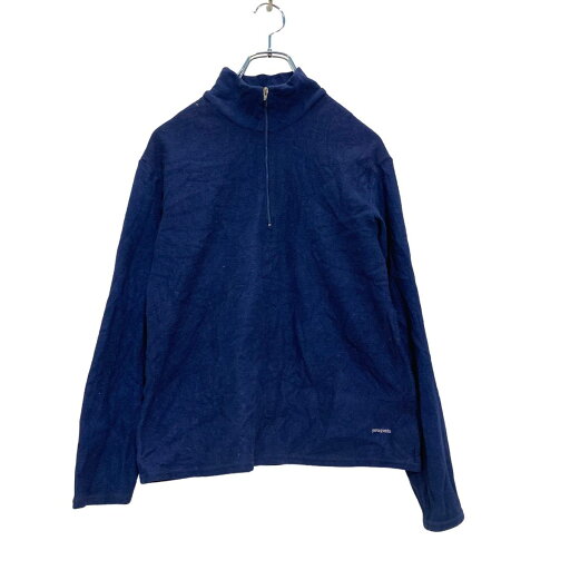 【中古】【古着】 Patagonia ハーフジップ フリース Mサイズ レディース USA製 パタゴニア ネイビー 古着卸 アメリカ仕入 a601-5403 【中古】【古着】 Patagonia ハーフジップ フリース Mサイズ レディース USA製 パタゴニア ネイビー 古着卸 アメリカ仕入 a601-5403