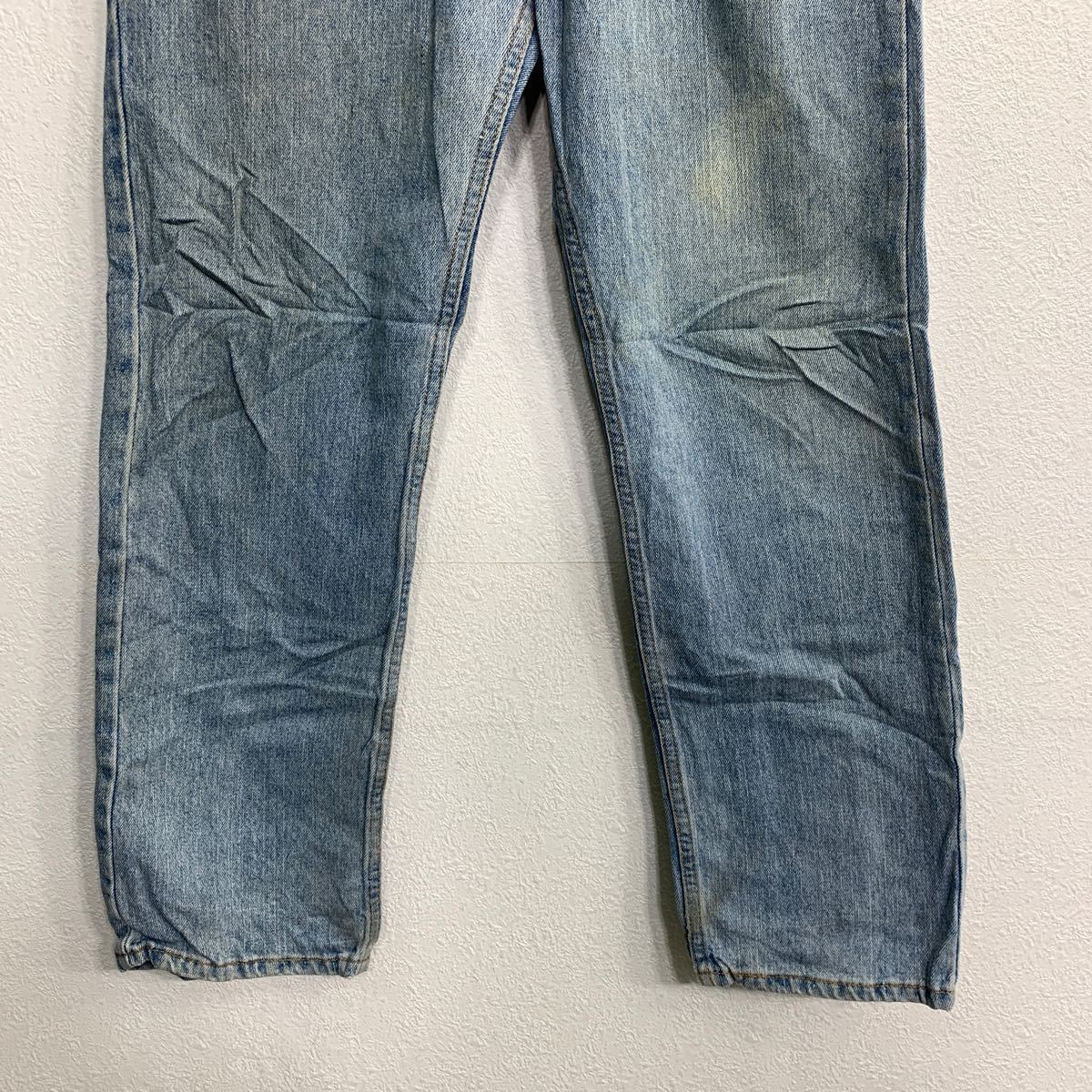 【中古】【古着】 Levi's 505 デニムパンツ W32 リーバイス レギュラーフィット ライトブルー コットン メキシコ製 古着卸 アメリカ仕入 2401-443