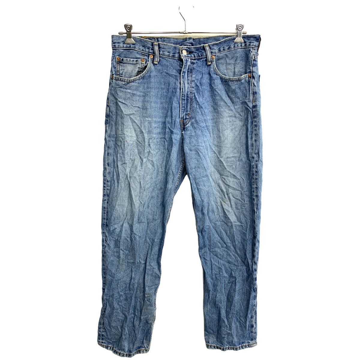 【中古】【古着】 Levi's 550デニムパンツ W36 リーバイス リラックスフィット ビッグサイズ ブルー コットン 古着卸 アメリカ仕入 2401-446