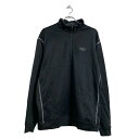 【中古】【古着】 NIKE ロゴ ジャージ XL ブラック ナイキ ハーフジップ ゴルフ 古着卸 アメリカ仕入 a601-5730