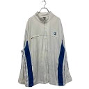 【中古】【古着】 starbury ジップアップ トラックジャケット 2XL ホワイト ビッグサイズ ジャージ ロゴ 古着卸 アメリカ仕入 a601-6141