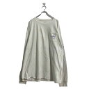 【中古】【古着】 GUYTTARAVEY ロンT ロングTシャツ 3XL ホワイト ビッグサイズ バックプリント 船 魚 古着卸 アメリカ仕入 a601-642...