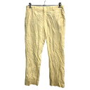 【中古】【古着】 Levi's スラックス W35 リーバイス TALONジップ クリームイエロー 古着卸 アメリカ仕入 2401-875