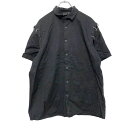 【中古】【古着】 asos 半袖シャツ L ブラック アソス 袖セパレーター 古着卸 アメリカ仕入 a601-6703