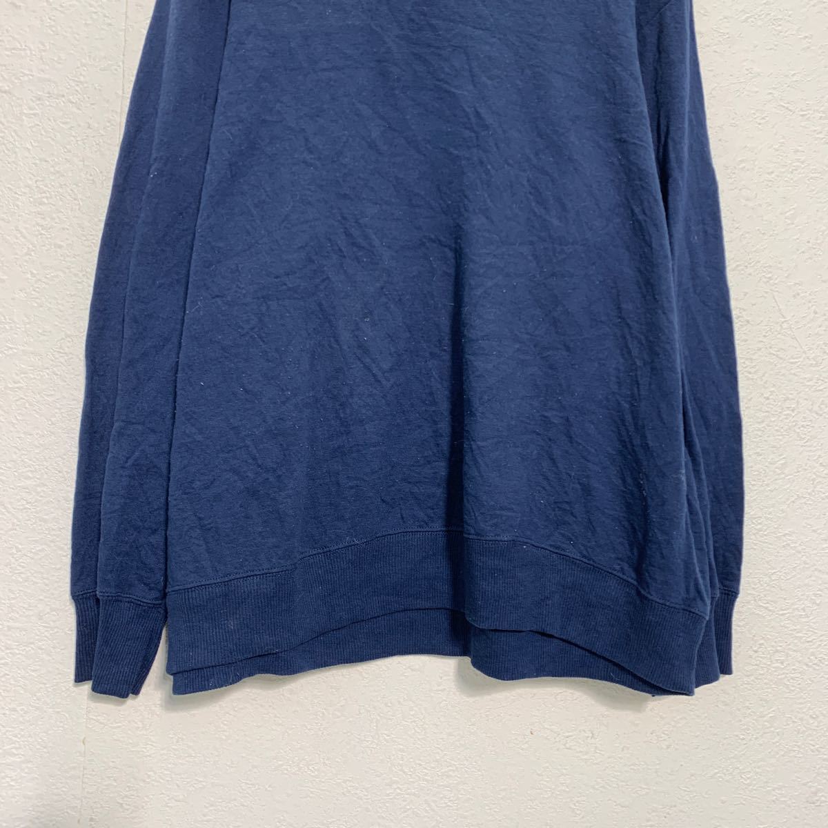 【中古】【古着】 terrac sky 無地 スウェット 1X ネイビー 裏起毛 古着卸 アメリカ仕入 a601-6785