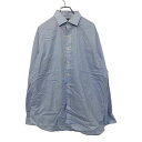 【中古】【古着】 POLO RALPH LAUREN 長袖 チェックシャツ 17 XL〜 ライトブルー ポロラルフローレン 古着卸 アメリカ仕入 a601-68...