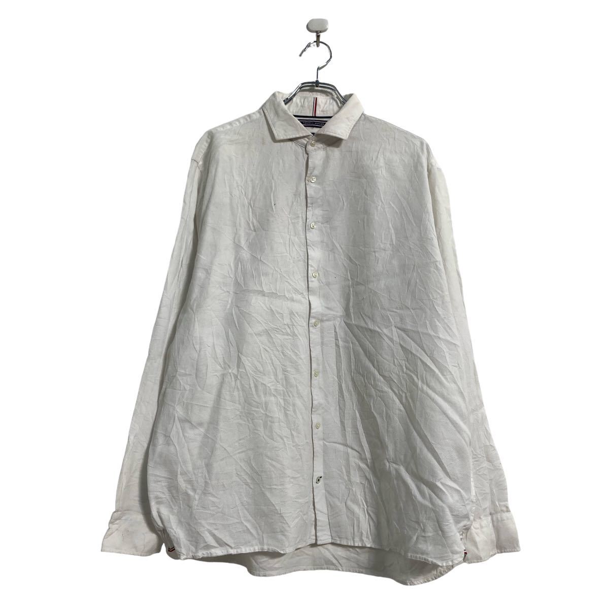 ����šۡڸ���� TOMMY HILFIGER Ĺµ ̵�ϥ���� 2XL�� �ۥ磻�� �ȥߡ��ҥ�ե����� �ӥå������� ���岷 ����ꥫ���� a602-5117