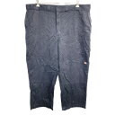 【中古】【古着】 Dickies デニムパンツ W46 ディッキーズ ビッグサイズ ブラック 古着卸 アメリカ仕入 2402-300