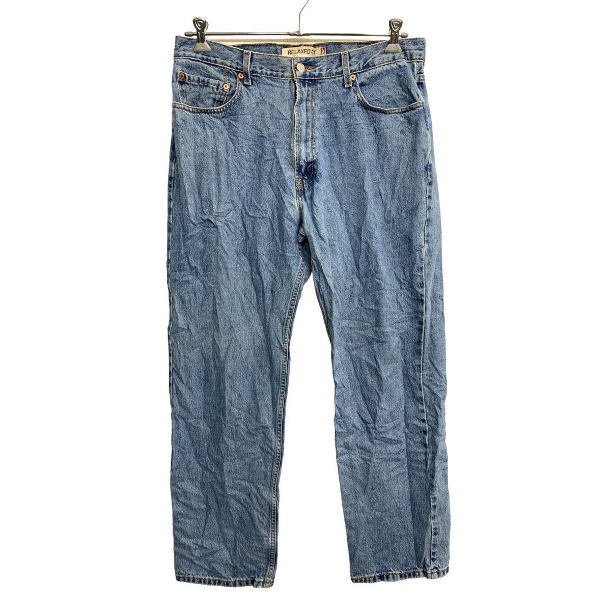 【中古】【古着】 Levi's 550 デニムパンツ W36 リーバイス リラックスフィット ビッグサイズ ブルー コットン 古着卸 アメリカ仕入 2402-344
