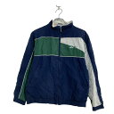 【中古】【古着】 Reebok トラックジャケット キッズ L ネイビー ホワイト グリーン リーボック スポーツ 古着卸 アメリカ仕入 a602-5509