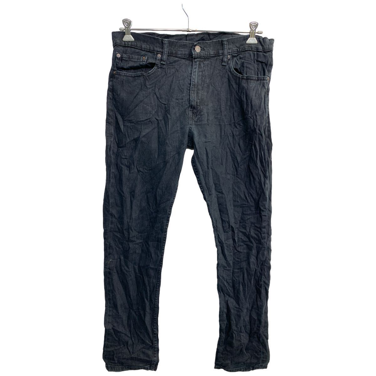 【中古】【古着】 Levi's 511 デニムパンツ W36 リーバイス スリムフィット ビッグサイズ ブラック メキシコ製 古着卸 アメリカ仕入 2402-564