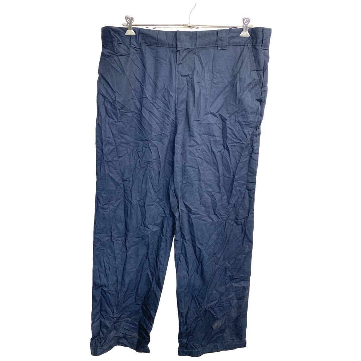 Rakuten - 【中古】【古着】 Dickies ワークパンツ W42 ディッキーズ ビッグサイズ ダークネイビー 古着卸 アメリカ仕入 2402-597
