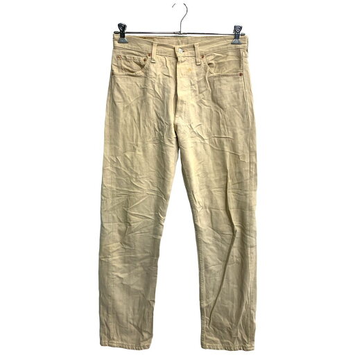 【中古】【古着】 Levi's 501 デニムパンツ W32 リーバイス ボタンフライ ベージュ コットン 古着卸 アメリカ仕入 2402-651 【中古】【古着】 Levi's 501 デニムパンツ W32 リーバイス ボタンフライ ベージュ コットン 古着卸 アメリカ仕入 2402-651