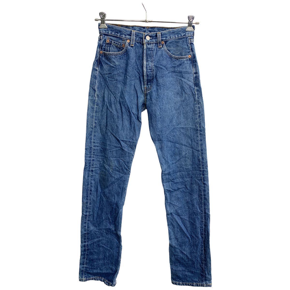 Rakuten - 【中古】【古着】 Levi's 501 デニムパンツ W29 リーバイス ボタンフライ インディゴ コットン USA製 古着卸 アメリカ仕入 2402-652