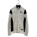 【中古】【古着】 NIKE ジップアップ トラックジャケット S ホワイト ブラック ナイキ ジャージ DRY-FIT ロゴ 古着卸 アメリカ仕入 a602-5...
