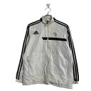【中古】【古着】 adidas ウインドブレーカー キッズ XL ホワイト ブラック アディダス スポーツ 古着卸 アメリカ仕入 a602-5842