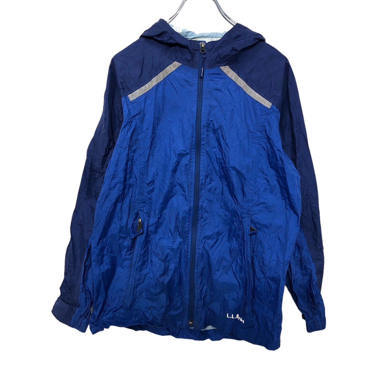 【中古】【古着】 l.l.bean マウンテンパーカー ブルー キッズ L エルエルビーン 古着卸 アメリカ仕入 a602-5853