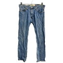  Levi's 505 デニムパンツ W34 リーバイス ストレートフィット ブルー 古着卸 アメリカ仕入 2402-729