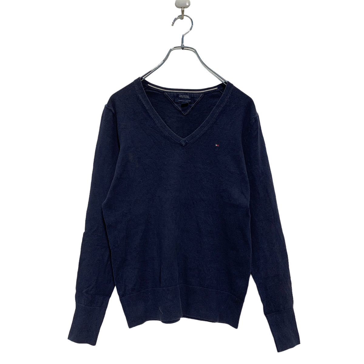 ����šۡڸ���� TOMMY HILFIGER ���åȥ� �˥å� V�ͥå��������� M ��ǥ����� �ͥ��ӡ� �ȥߡ��ҥ�ե����� ���ݥ���� ���岷 ����ꥫ...