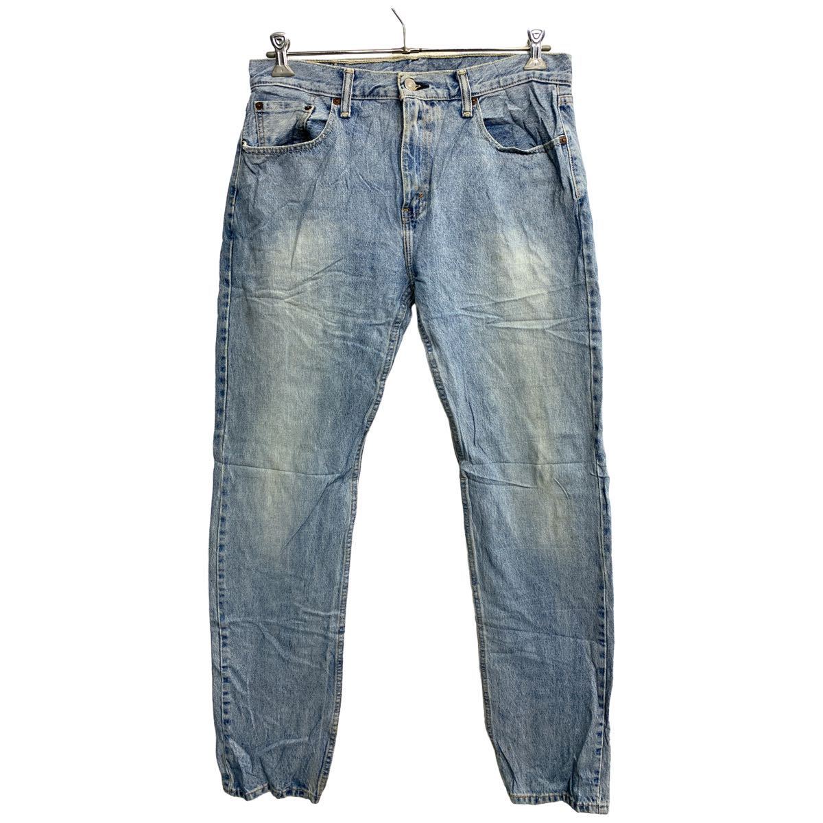 【中古】【古着】 Levi's 502 デニムパンツ W33 リーバイス ストレート ライトブルー メキシコ製 古着卸 アメリカ仕入 2402-736