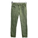 【中古】【古着】 Levi's 511 デニムパンツ W30 リーバイス スリムフィット ライトグリーン 古着卸 アメリカ仕入 2402-765